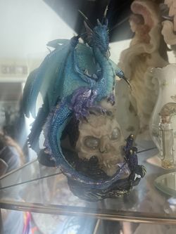 Beautiful Dragon Decor & Some Crystals