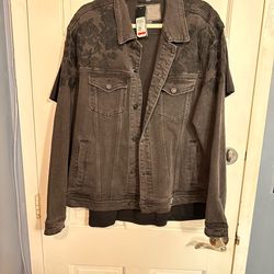 Guess black  jacket brand new