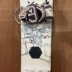 Avalanche SOL 155cm Snowboard With Bindings