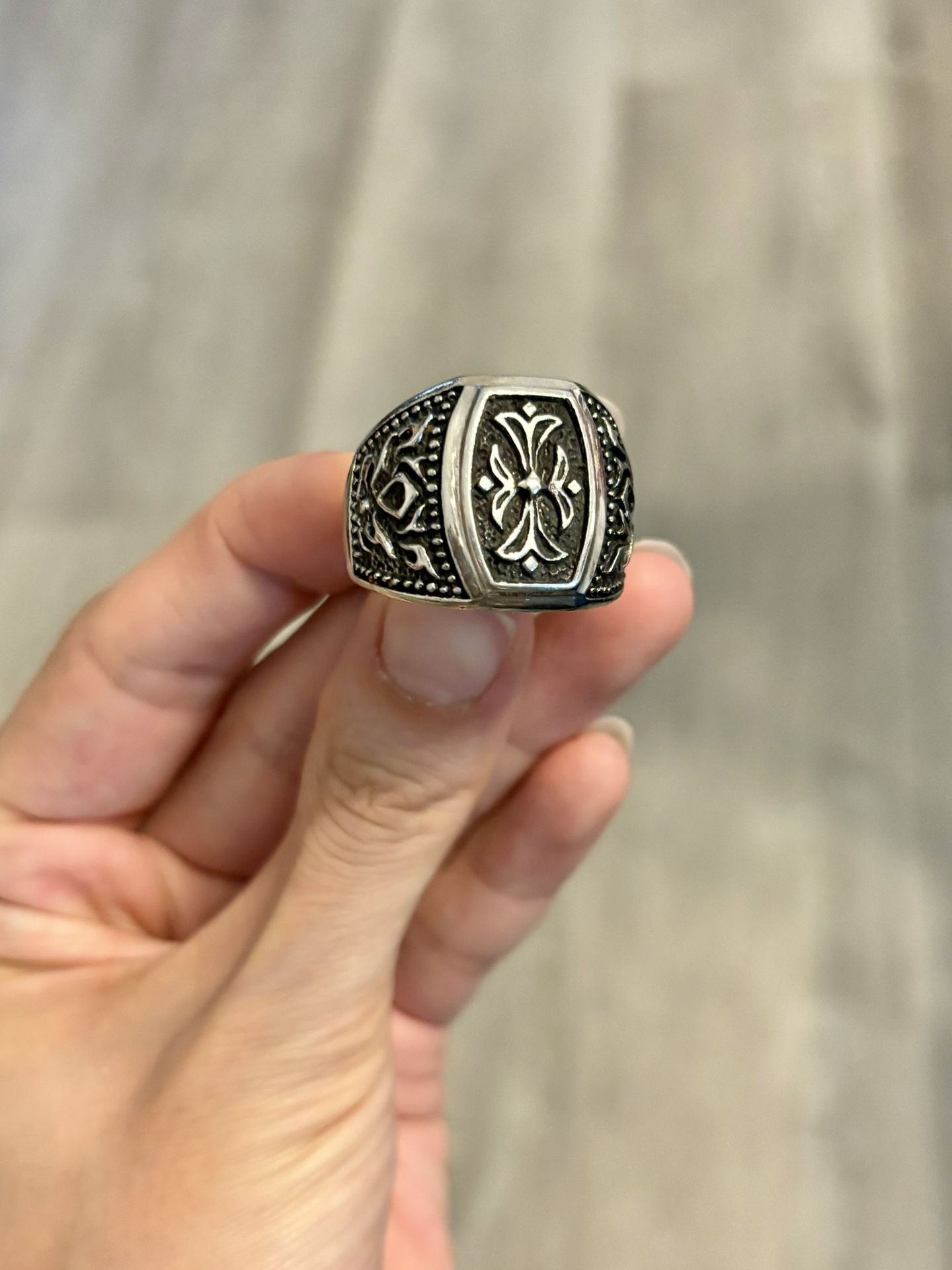 Stainless Steel Men’s Ring