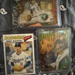 🔥 Roki Sasaki Rookie Card Lot – Dodgers Future Ace! 🔥