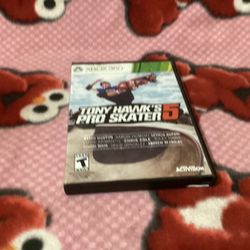 Xbox 360 Tony Hawks Pro Skater 5 Video Game 