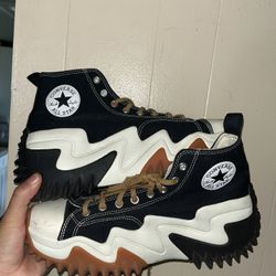 Converse Run Star Hike Hi Black White Gum Size 12