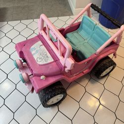 Barbie Jeep Power Wheels 