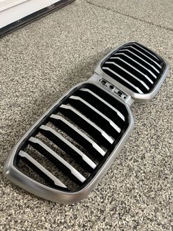 BMW 2022-2025 X3 Brushed Nickel Grill Insert