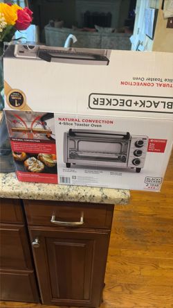 Black & Decker natural convection 4 slice toaster oven