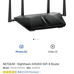 Brand New Netgear NIGHTHAWK wireless Router 