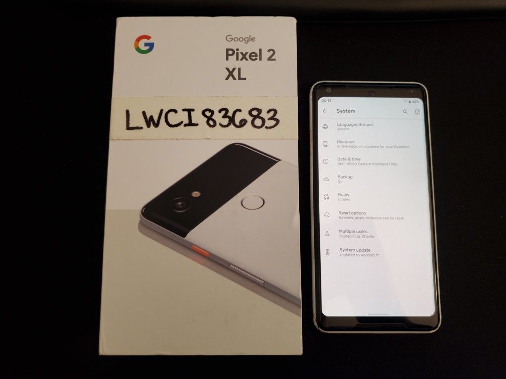 Google Pixel 2XL Panda Edition with DBrand Skin for Sale in
