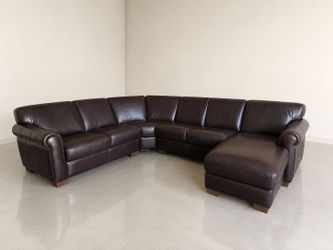 Italian Leather Sectional
