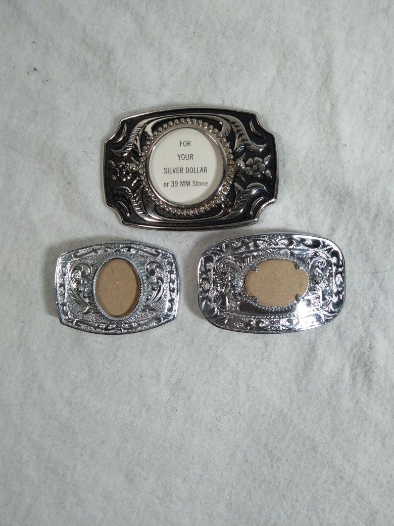 Lapidary Western Belt Buckle Cabochon Settings