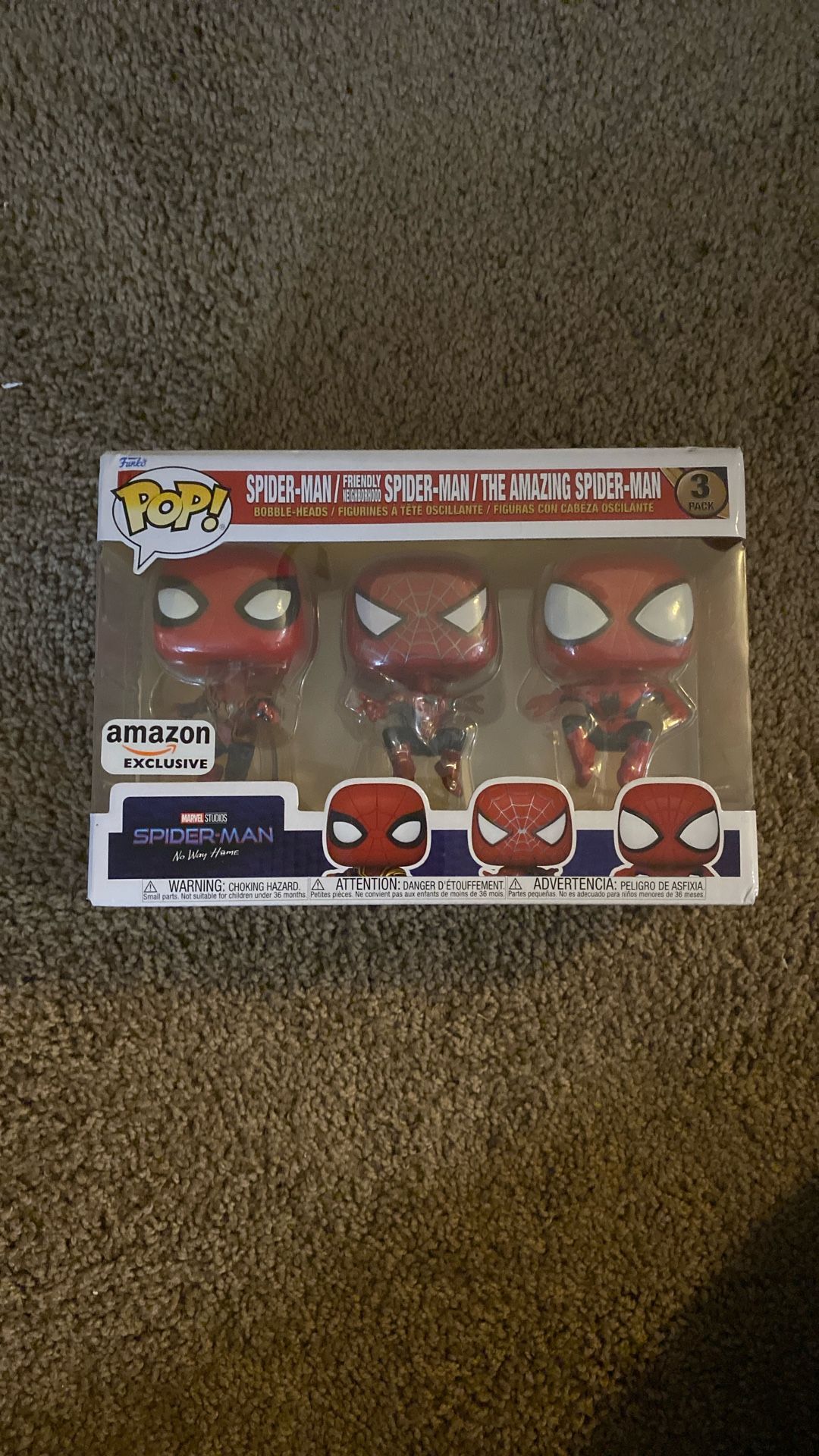 Spider Man 3 Pack Funko Amazon Exclusive 