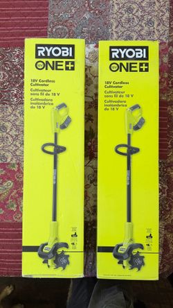 Brand new, factory sealed RYOBI ONE+ 18V Cordless Cultivator Kit