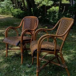 Vintage French Bistro Chairs 