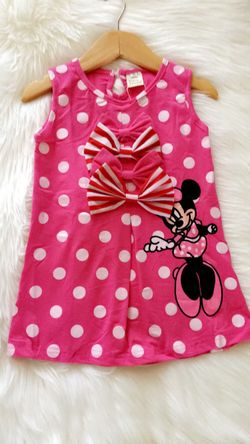 Girls Minnie Mouse Dress Size 12-24 Month. Please no "low ball offers"