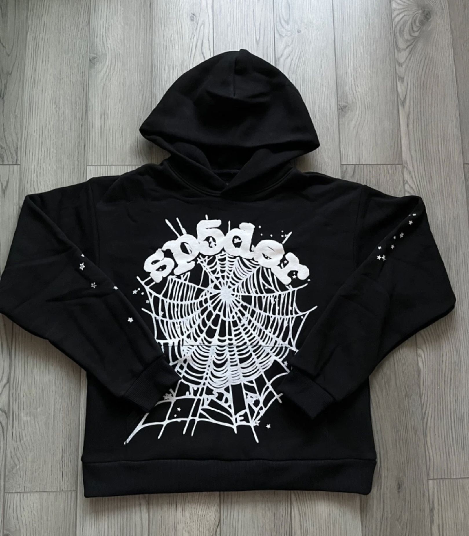 OG Black Sp5der Hoodie