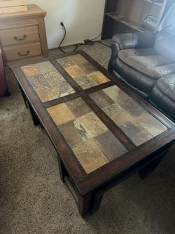 Coffee Table With Stools