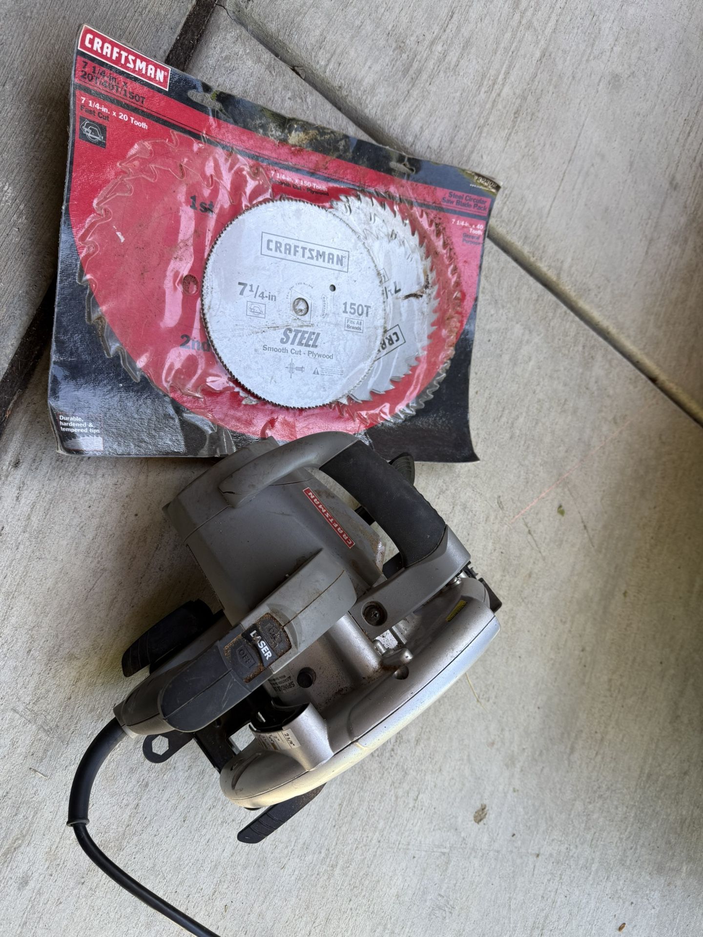 Circular Saw with Blade