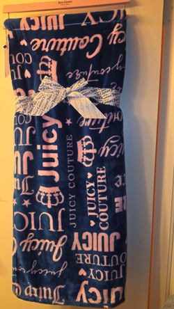 Juicy Couture Oversized Plush Throw