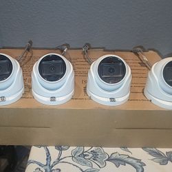 4 CCTV Security Cameras With Recorder❗️INSTALLED❗️INSTALADAS 💯