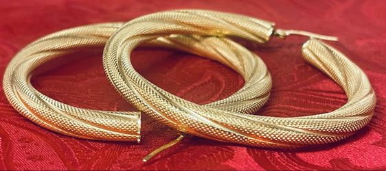 Gold Hoop Earrings