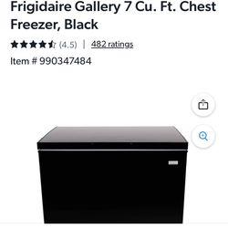 Frigidaire Freezer- Make Offer