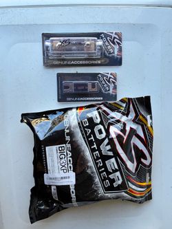 XS Power big 3 upgrade kit (new) plus misc car audio accessories!