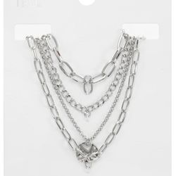 4 Piece Pendant Necklace Set