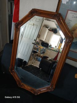 Oak Framed Mirror 