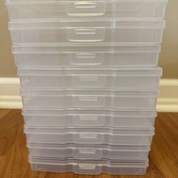 Photo Storage Boxes - For 4” x 6”  (set Of 9)