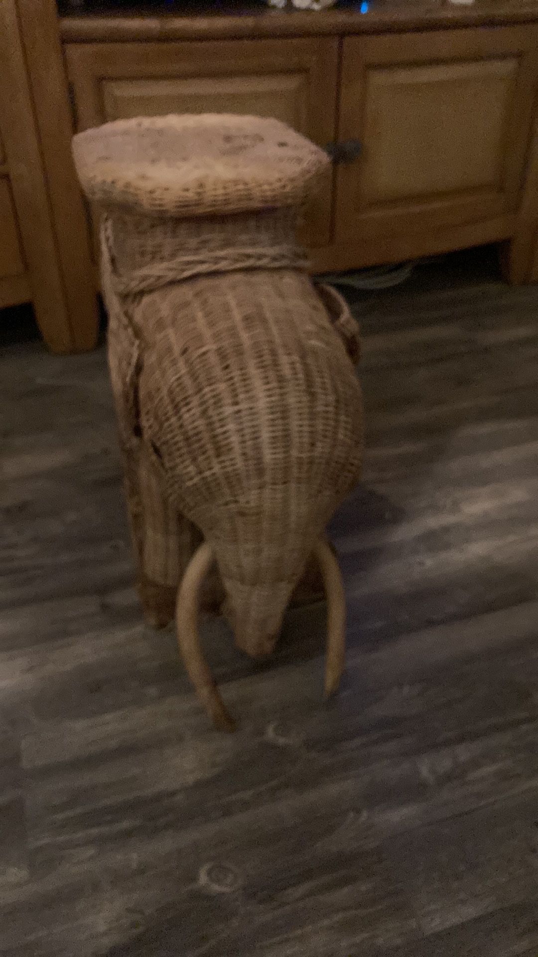 Wicker elephant