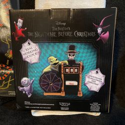 Nightmare Before Christmas -OOGIE BOOGIES REAL WORKING CLOCK 🕰 ! If Posted It’s Available (Price Is Firm) Cash Only Pls .. 