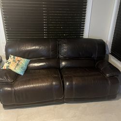 Leather Sofa 