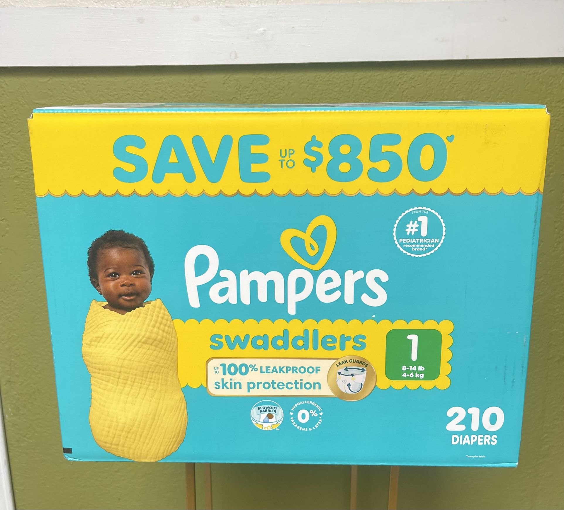 Pampers Swaddlers #1
