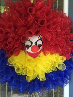 Clown Wreath