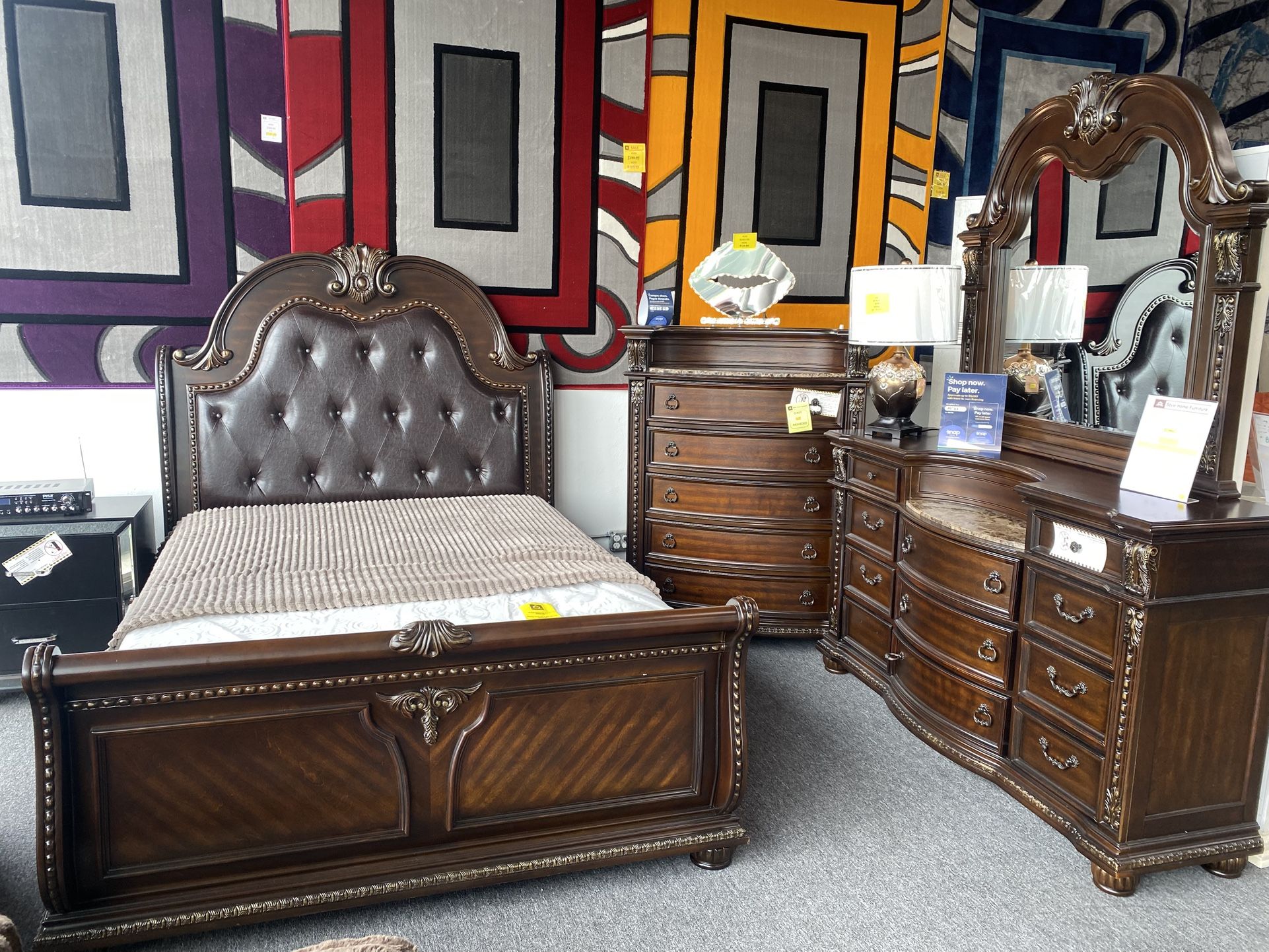 Queen Size Bedframe Set $1,599
