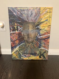 One of a Kind kobyB canvas peace of Art . 18’by24 “