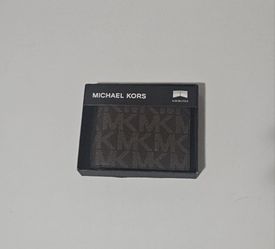 Michael Kors Sim Bi-fold Brown Wallet