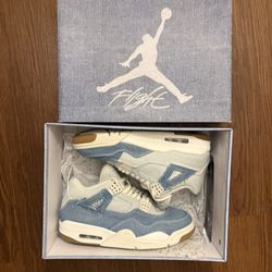Air Jordan 4 Denim - Worn Blue