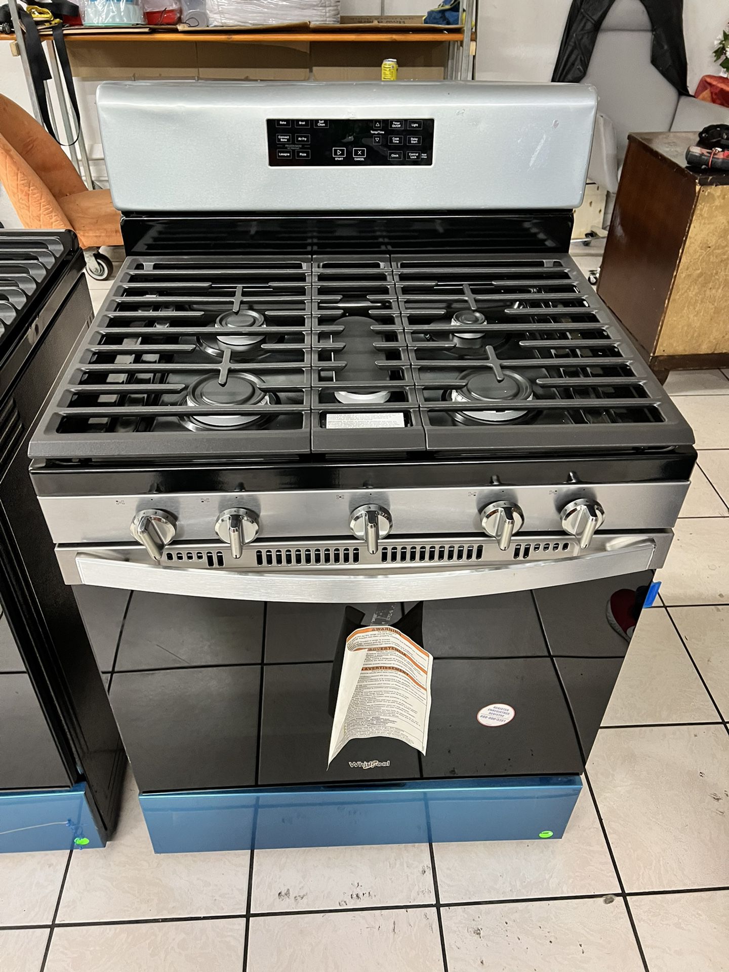 Stove Whirlpool In 30in “ Stainless Stee 
