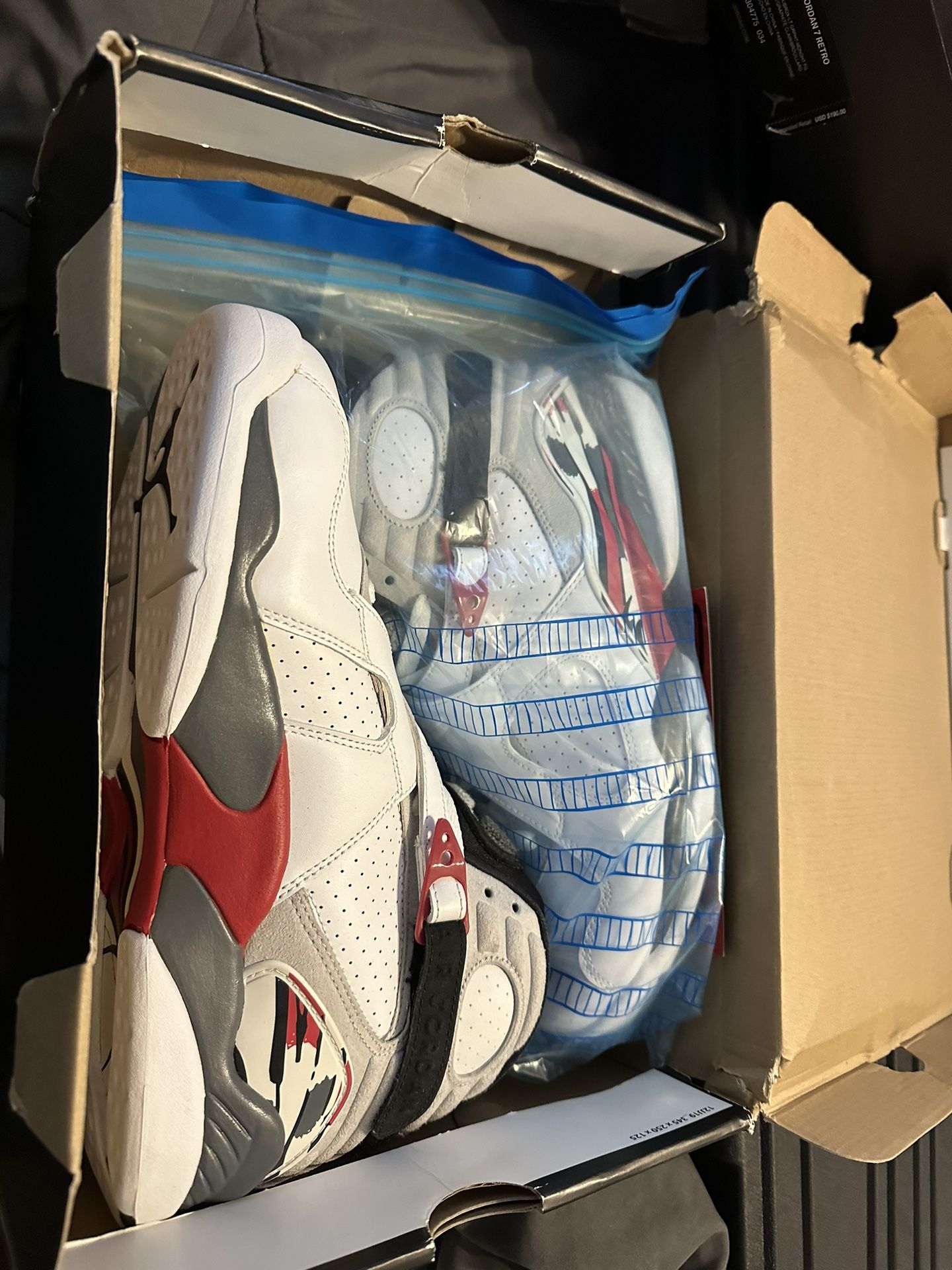 Jordan Retro 8 Bugs Bunny DS Size 9.5