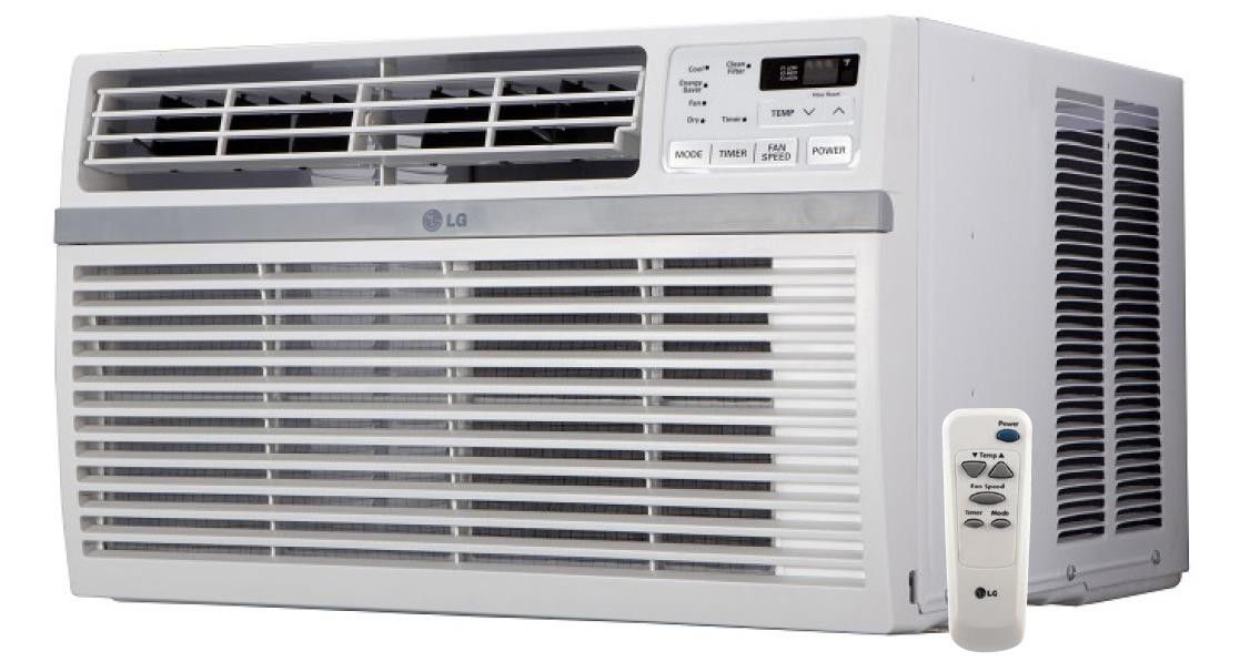 LG 10,000 BTU 115-Volt Window Mounted AC Air Conditioner With Remote And ENERGY STAR