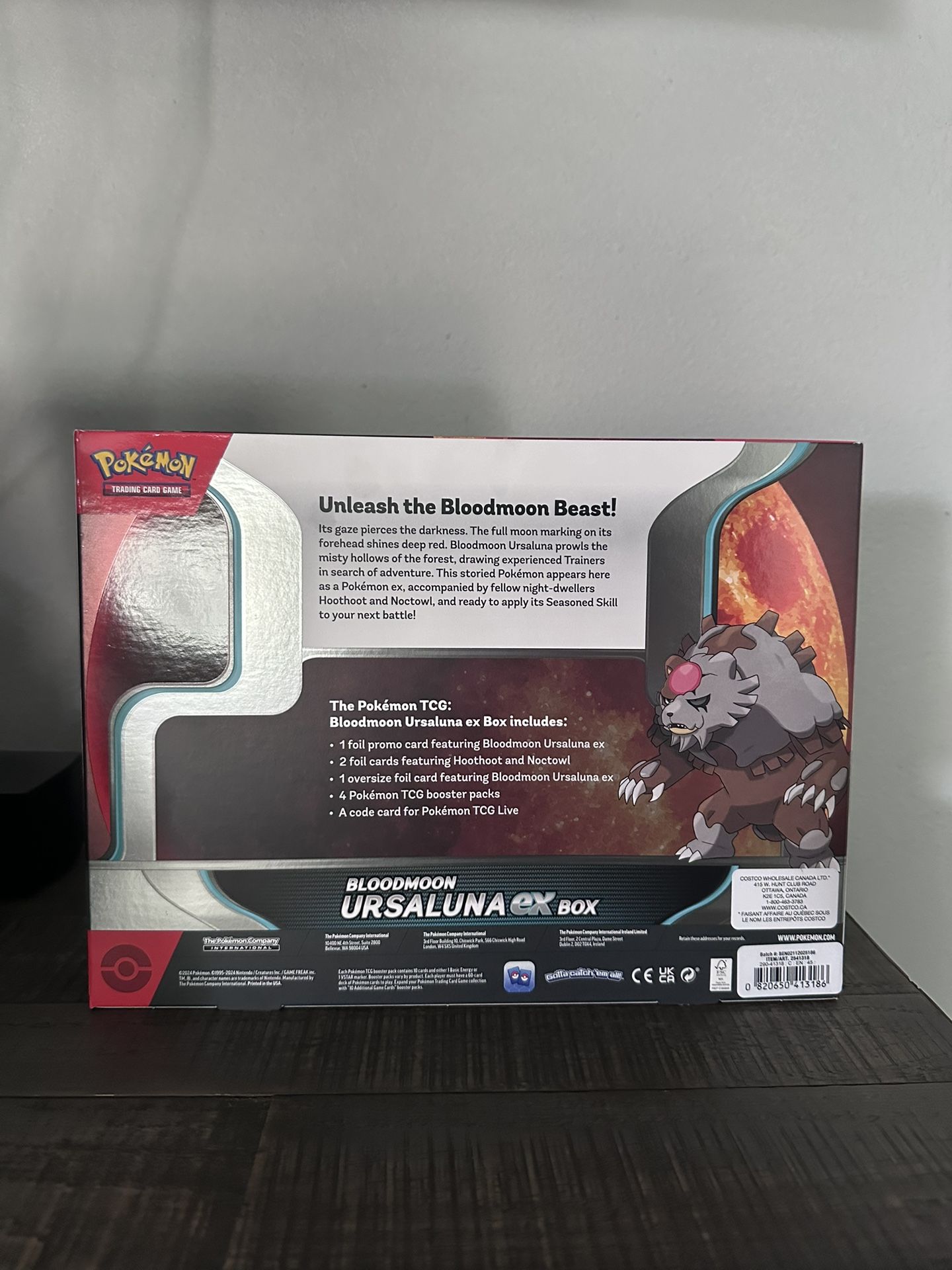 what booster packs are in bloodmoon ursaluna ex box Amazon.com: Pok mon TCG: Bloodmoon Ursaluna ex Box : Toys & Games main image 1