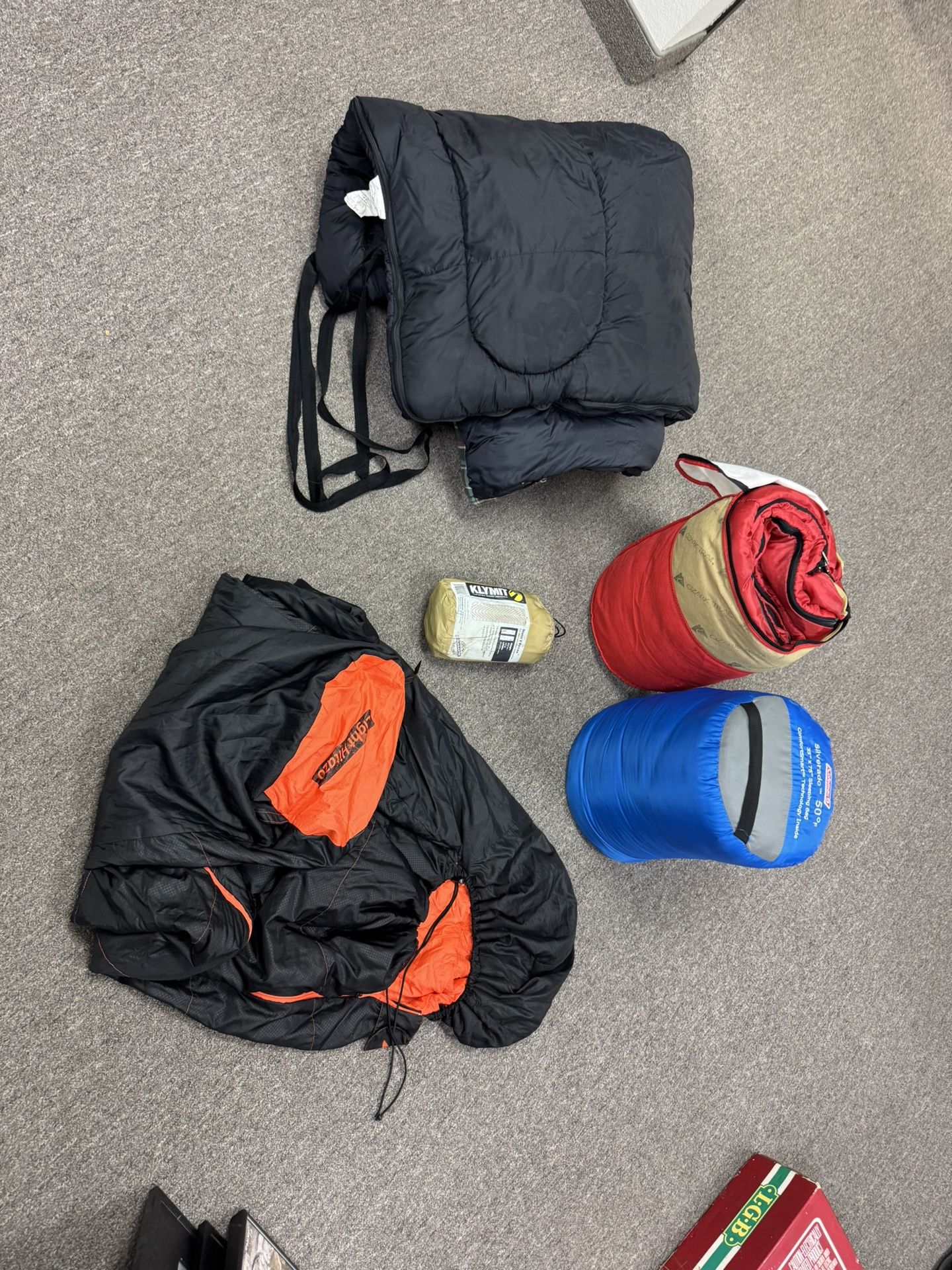 Sleeping Bags Camping Used Once 10 Each