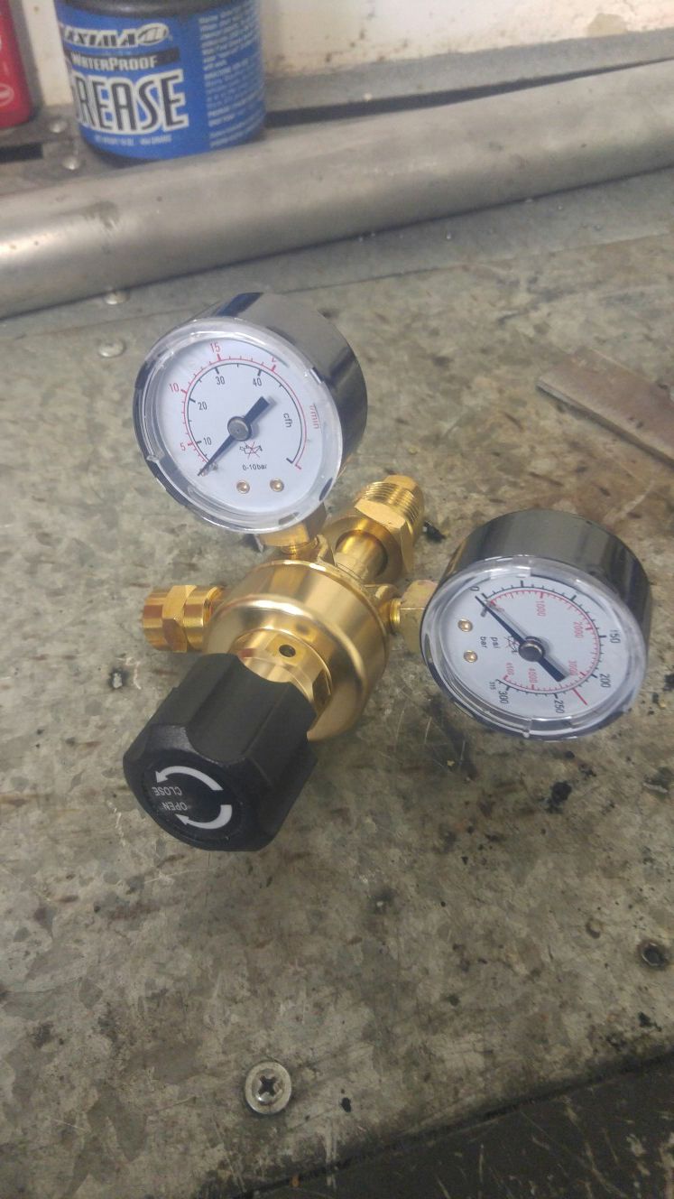 Mig/Tig welder pressure regulator