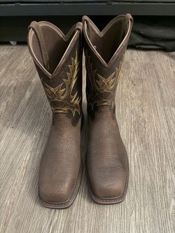 Ariat Brown Leather Western Cowboy Boots