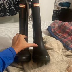 Black Hunter women’s size 8 rain boots