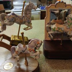 Vintage Carousel Horses