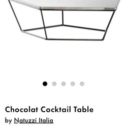✨ Natuzzi Italia Marble Coffee Table – Authentic ✨