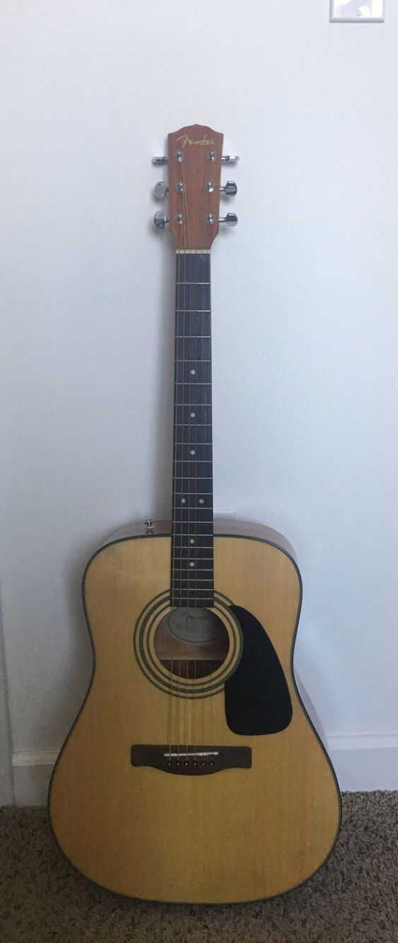 Fender CD-60S Acoustic Guitar W/ Case