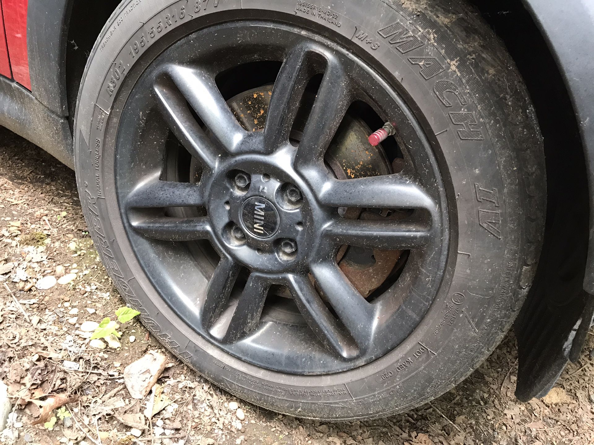 Mini Cooper wheels and tires 16”